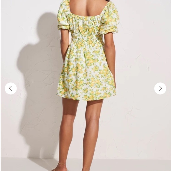 FAITHFULL THE BRAND Axel Mini Dress Morello Floral Print - Picture 4 of 10